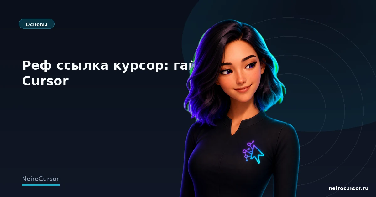 Обложка статьи «Реф ссылка курсор: гайд для Cursor» — гайд по Cursor, категория «Основы», NeiroCursor Обложка статьи «Реф ссылка курсор: гайд для Cursor» — гайд по Cursor, категория «Основы», NeiroCursor